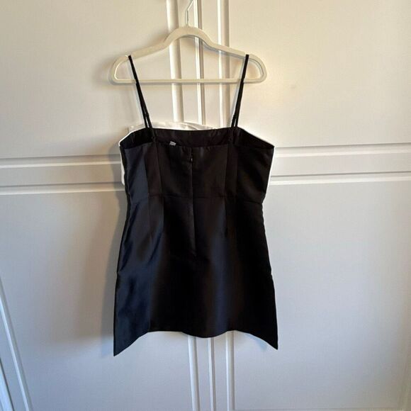 NWT Hutch Serena bow Black and White A-line dress Size 14 - Picture 8 of 11